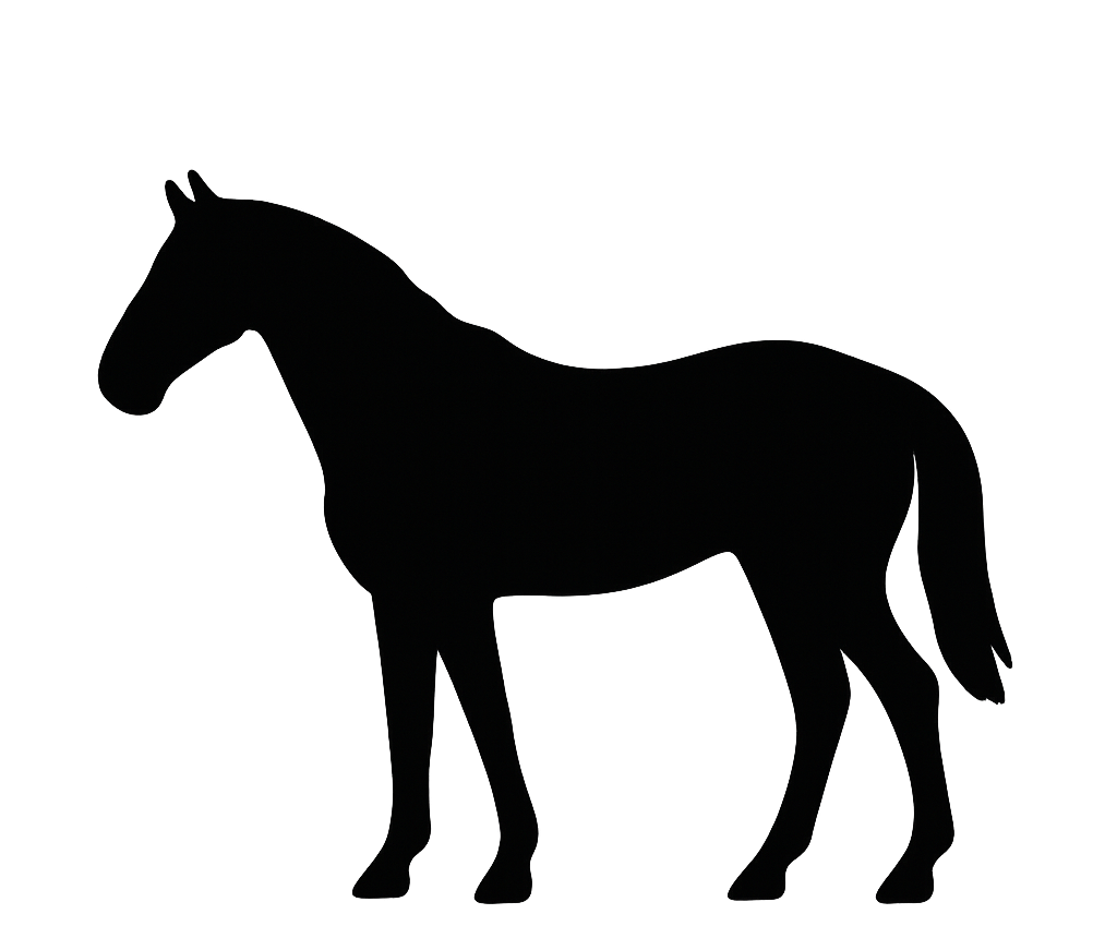 Horse silhouette