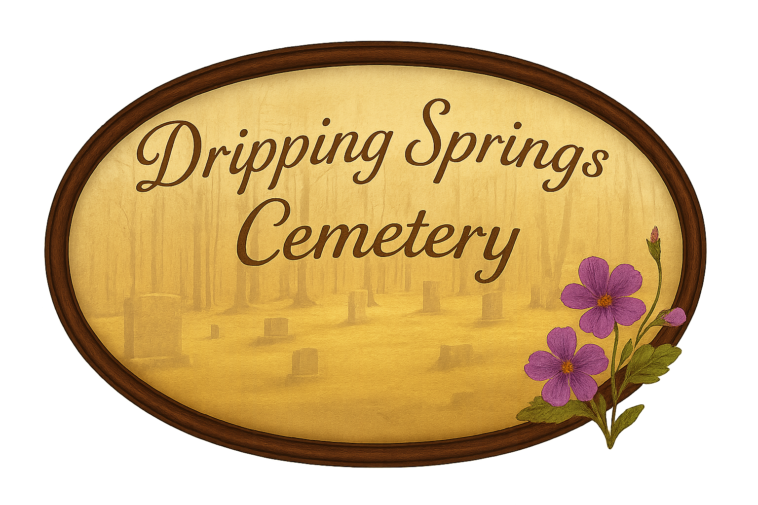 Dripping Springs Cemetery Banner