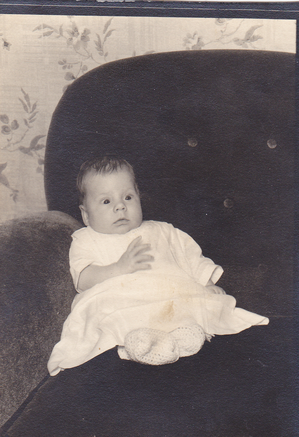 April May Wilson as an infant
