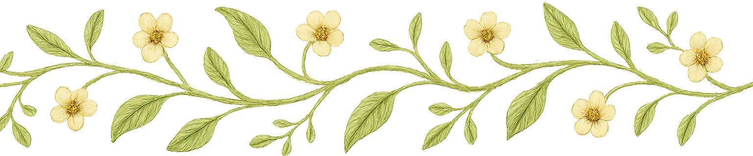 Leafy vine divider