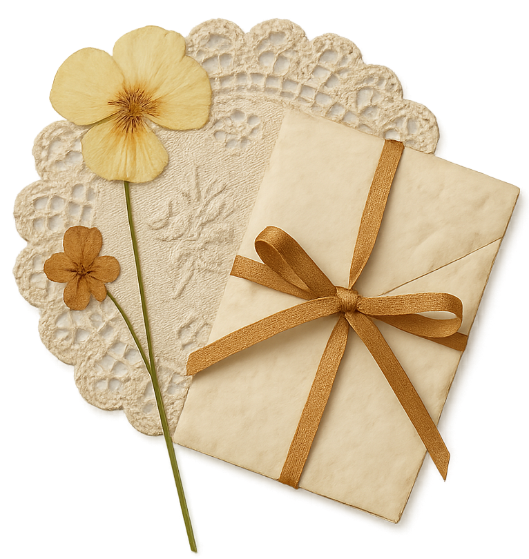 Keepsake Envelope with Ribbon