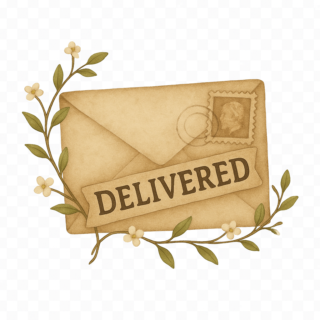 Envelope delivered icon