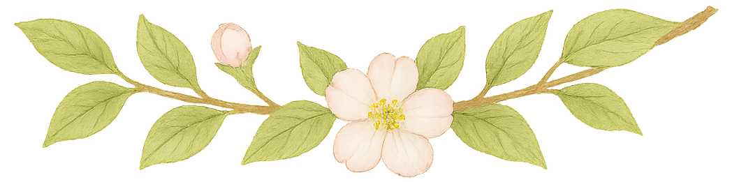Apple Blossom Twig Divider