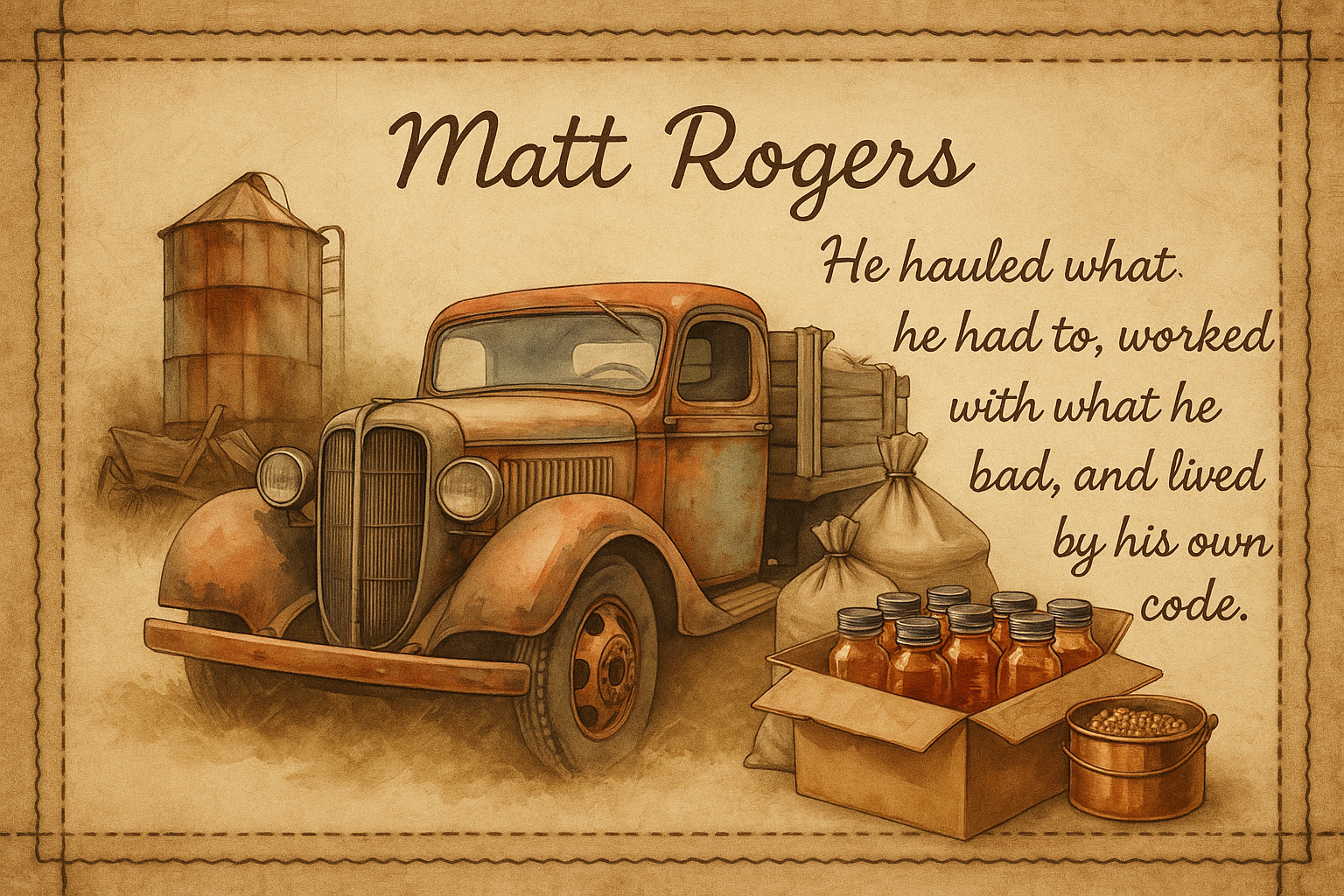Matt Rogers Quilt Block