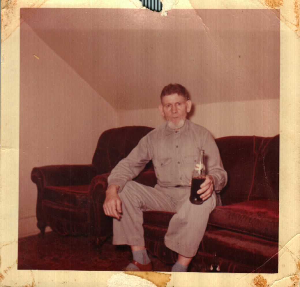 Matt Rogers with soda bottle