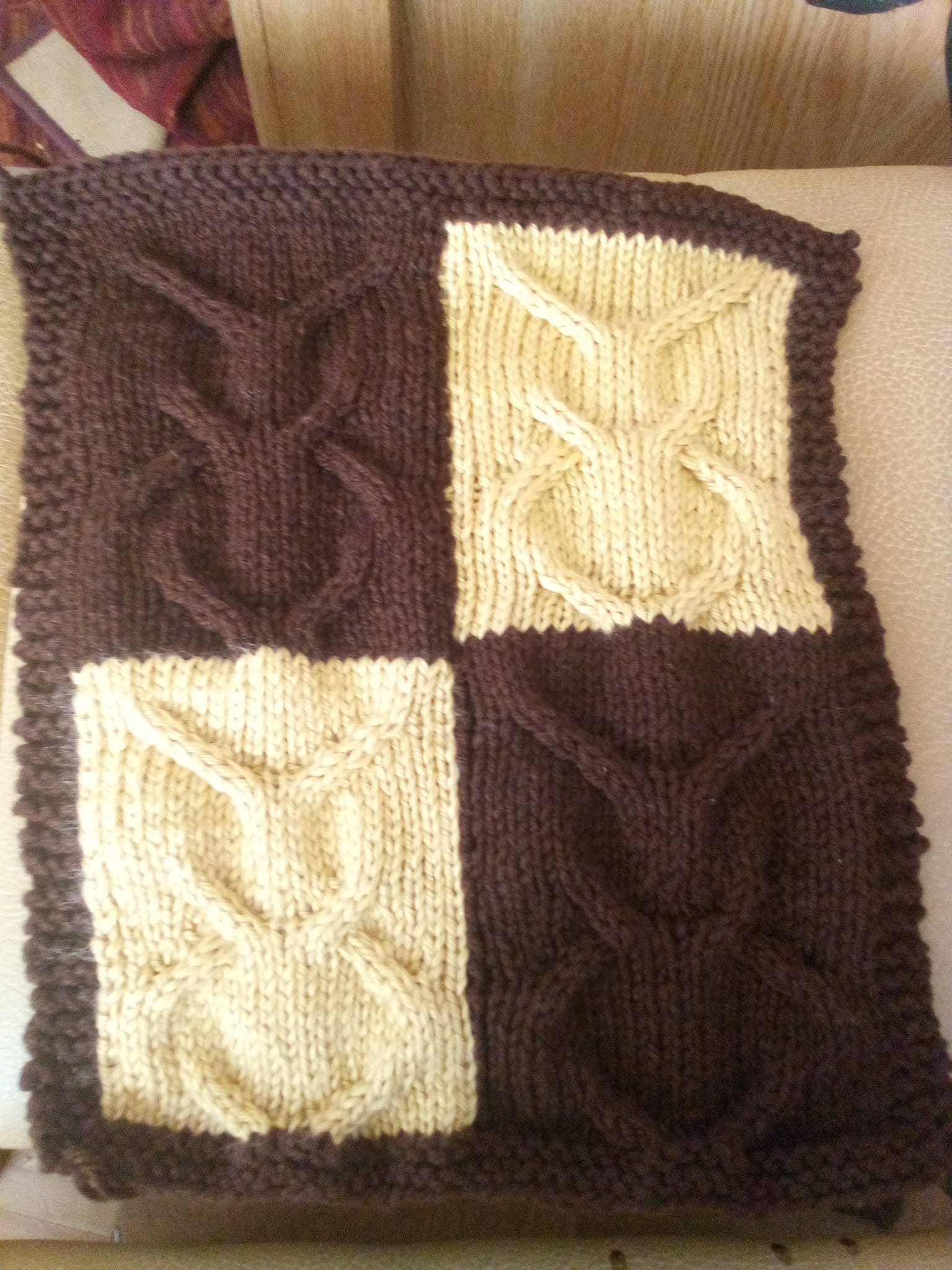 Knitted Afghan Block