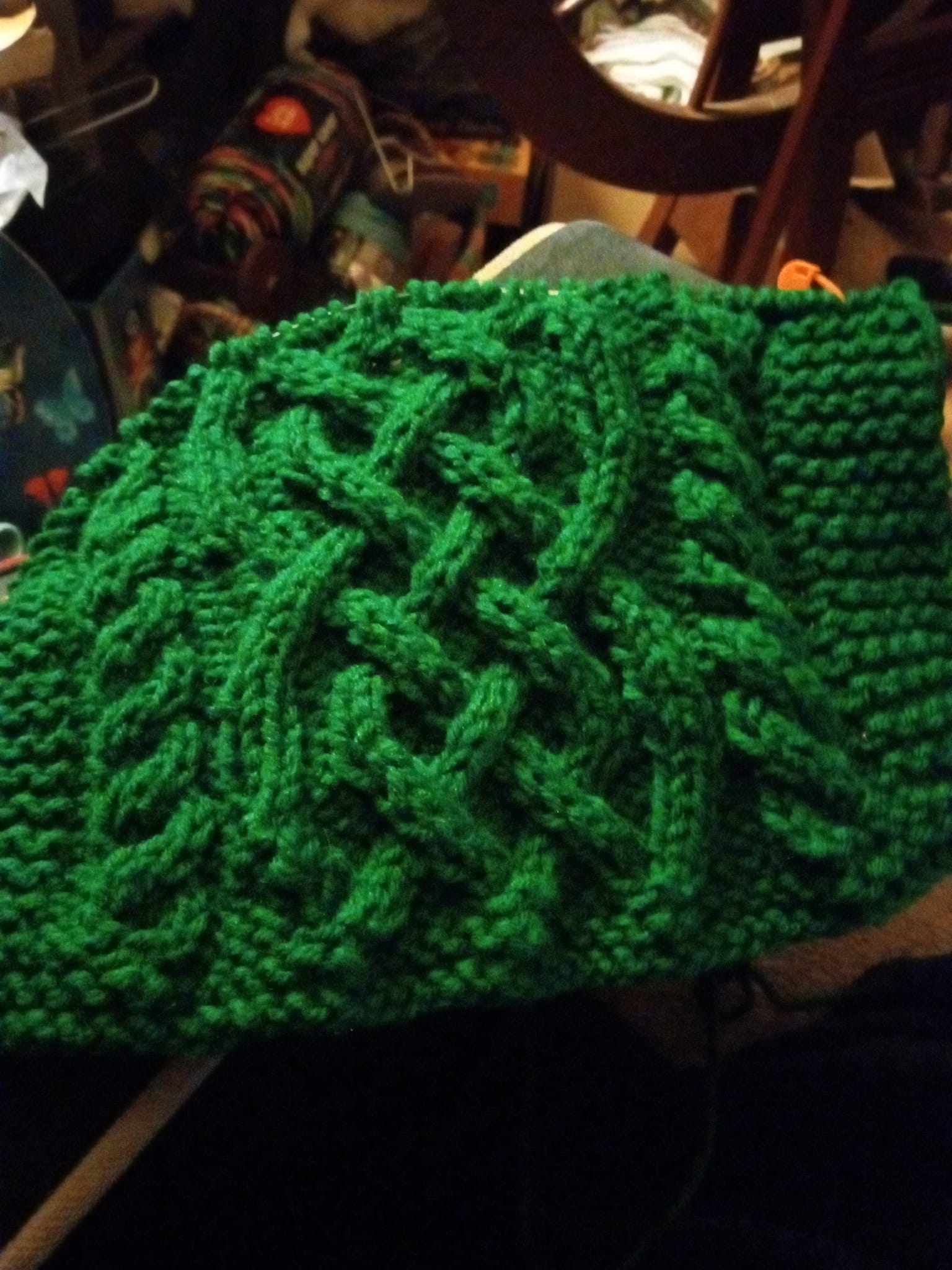 Knitted Cables Block