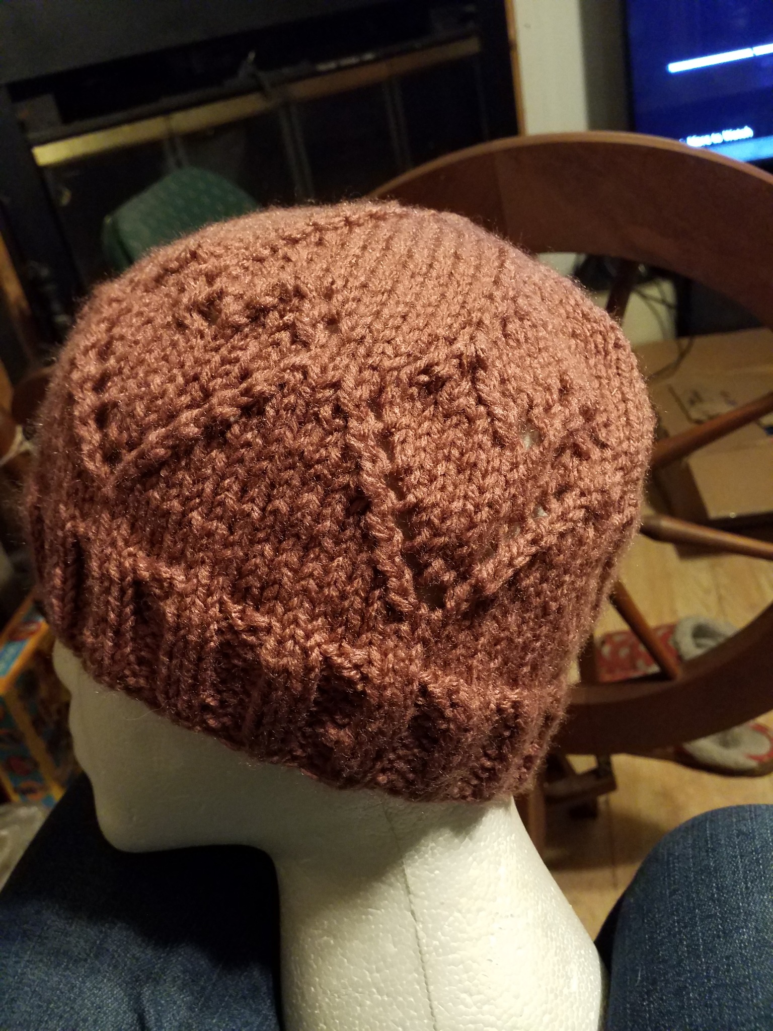 Knitted Hearts Hat