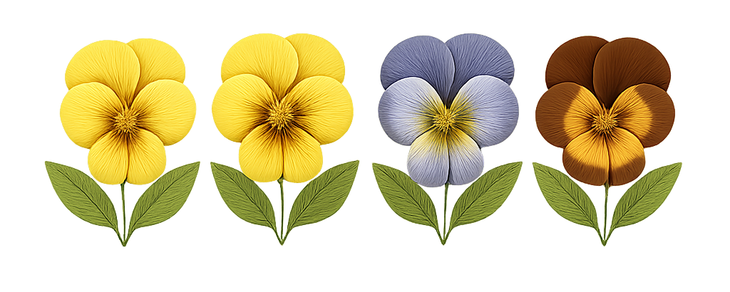 Pansy Accent Strip