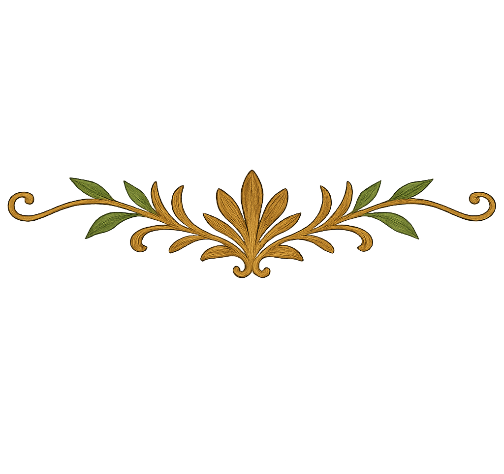 leaf scroll Divider