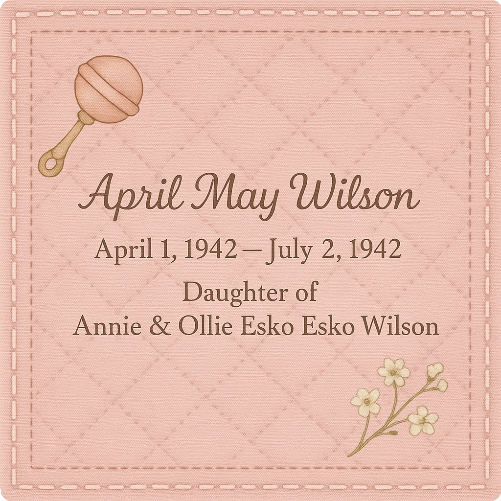 April May Wilson quilt block