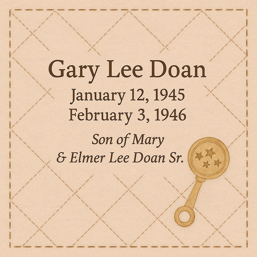 Gary Lee Doan quilt block