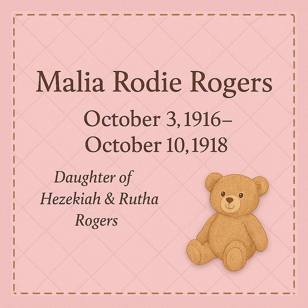 Malia Rodie Rogers quilt block