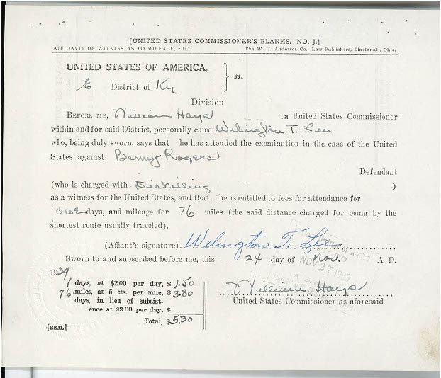 Recognizance Detailed