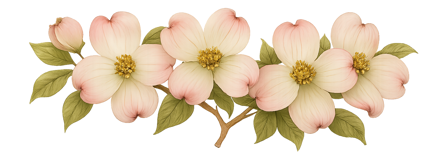 Dogwood flower divider