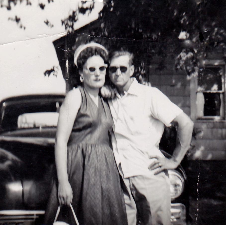 Mary and Elmer Doan in sunglasses