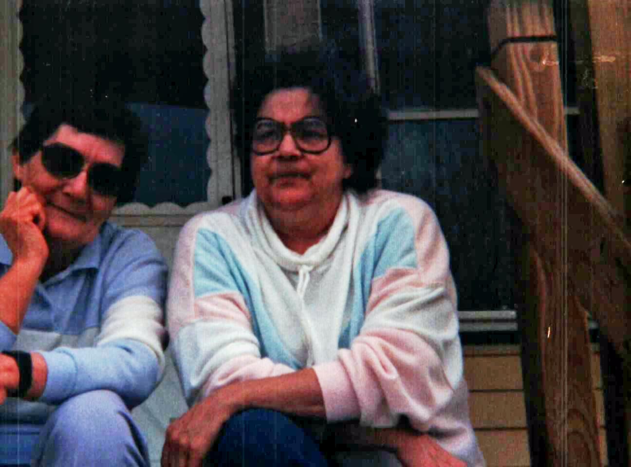 Mary Doan with Judy Sallee, her niece by marriage