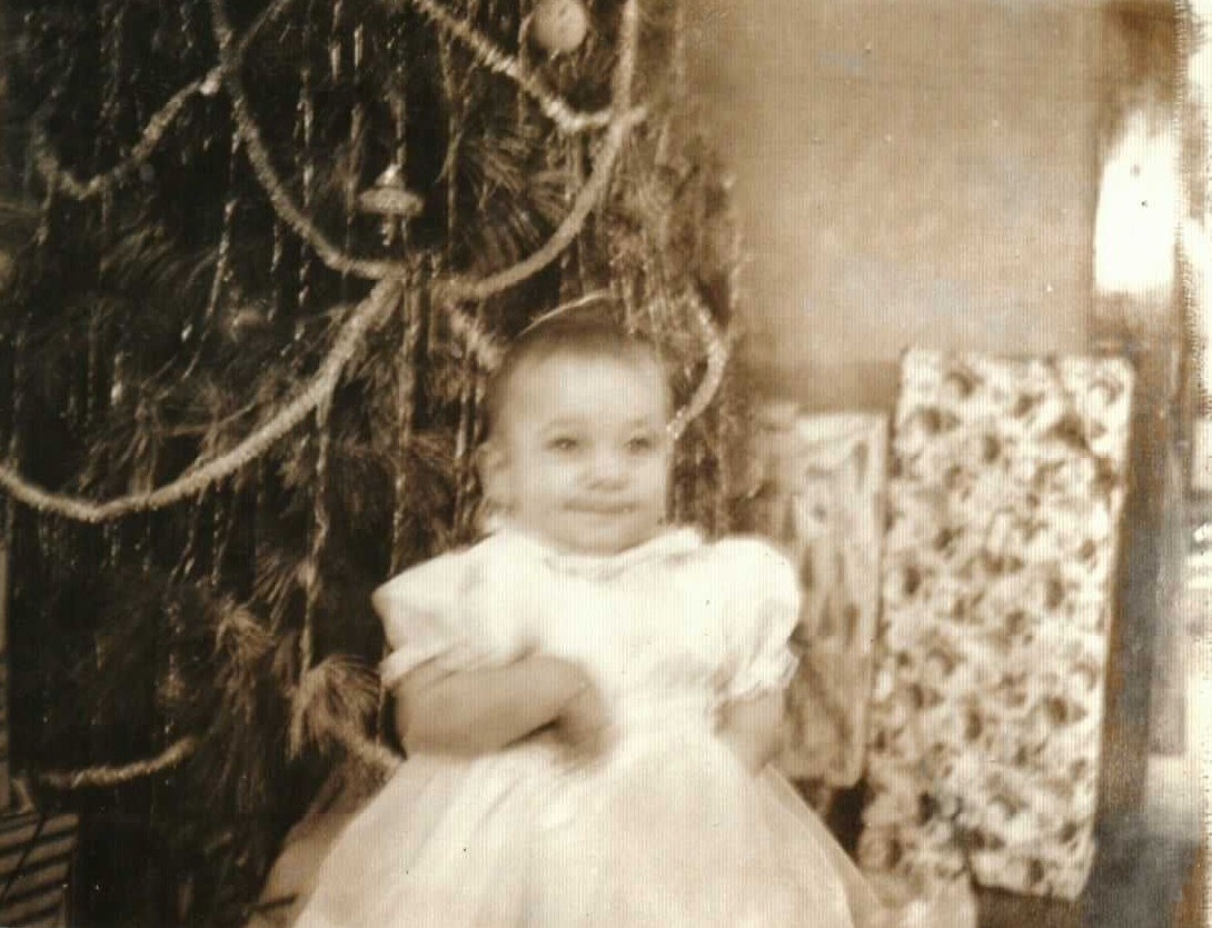 Virginia Simmons-Doan at Christmas