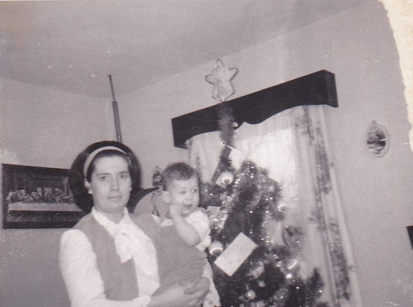 Virginia and Mischelle at Christmas