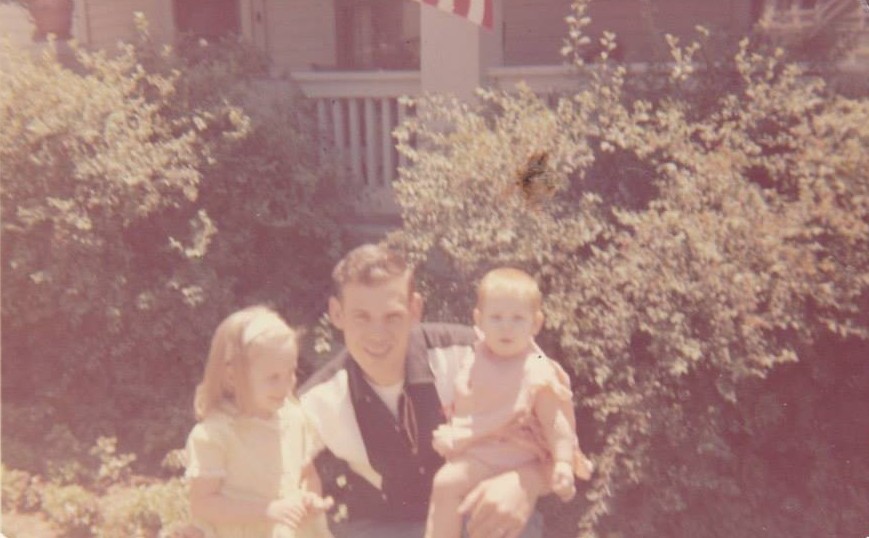 Ronnie Kain with Rebecca and Katherine Rogers