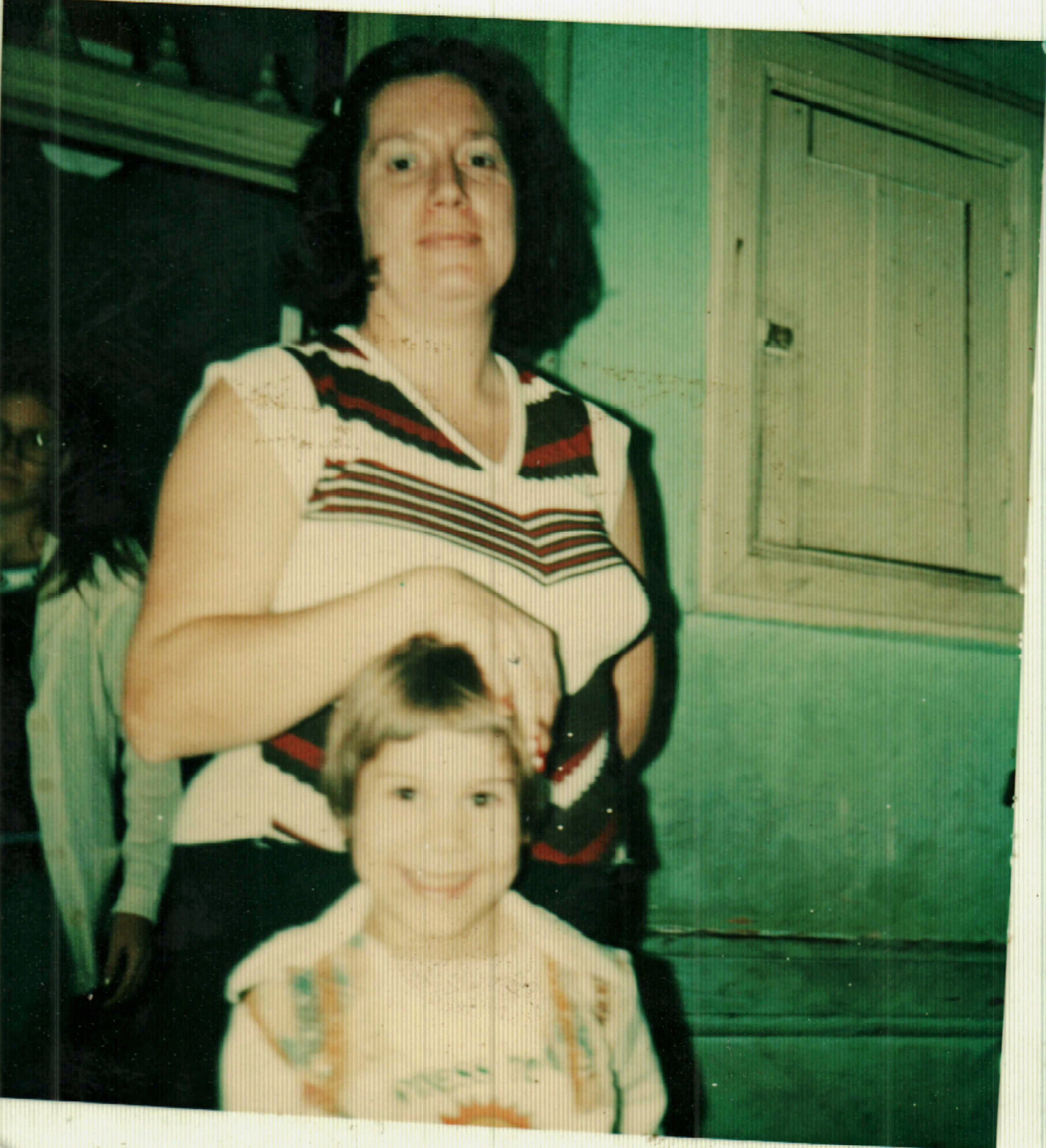 Virginia Rogers with Jody Rogers & Rebecca in the background