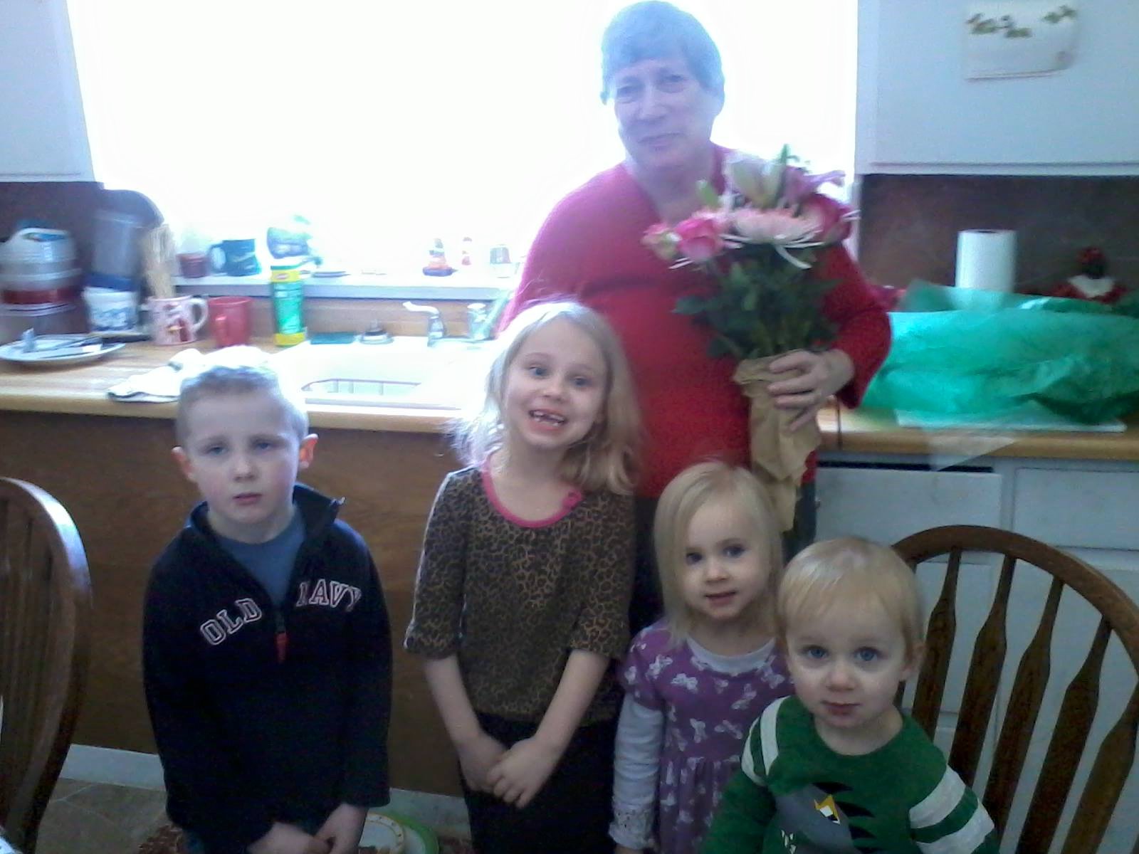 Virginia Rogers and Grandchildren