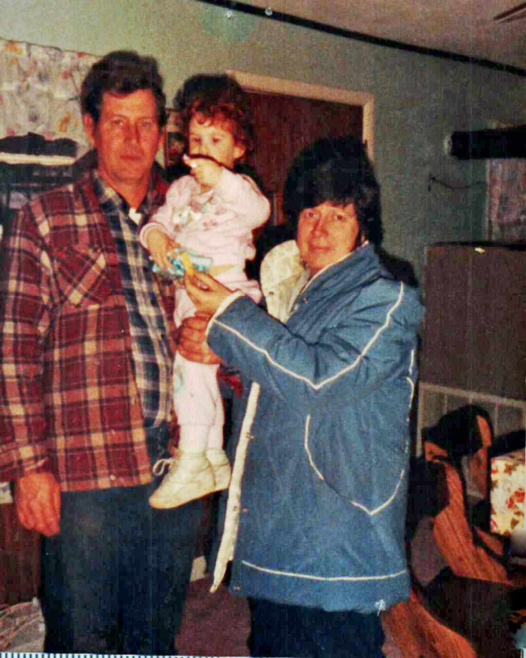 Ishmael and Virginia Rogers with granddaughter Kayla Melanson