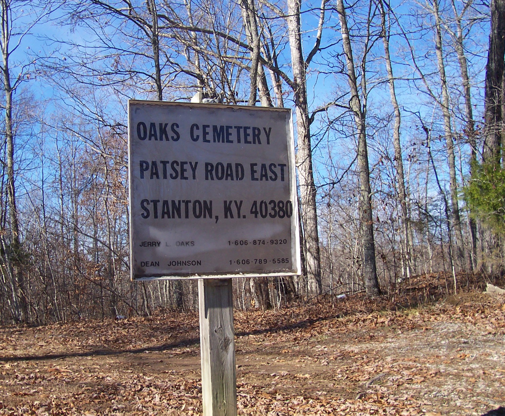 Oaks Cemetery – Estill County, Kentucky