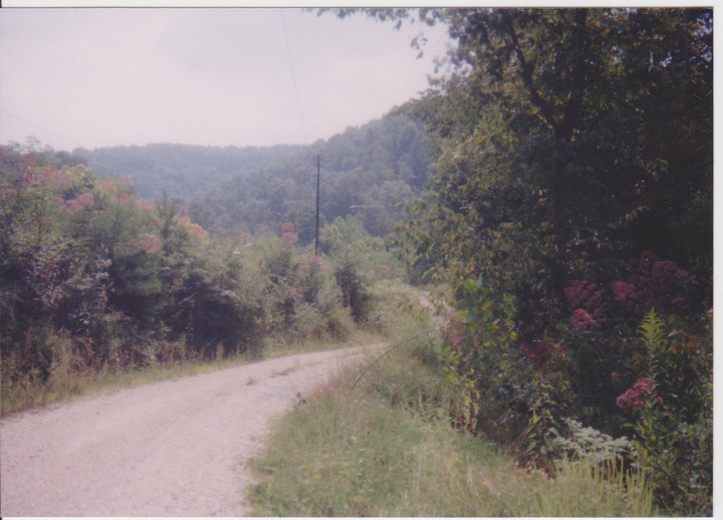 Gravel road view