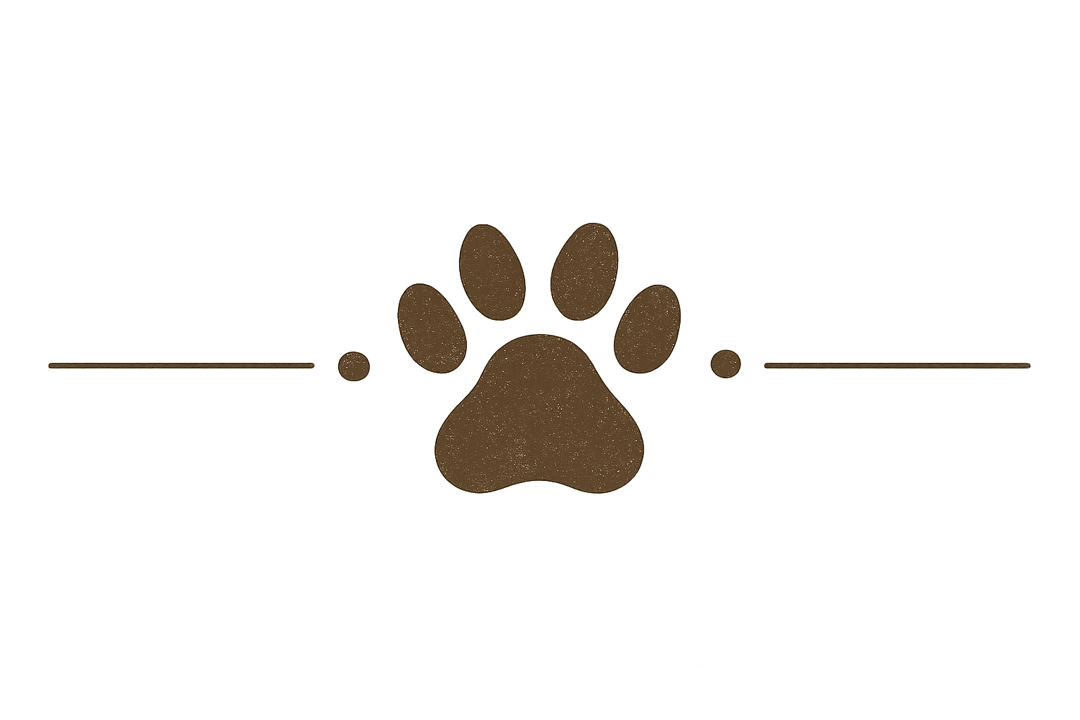 Paw print divider