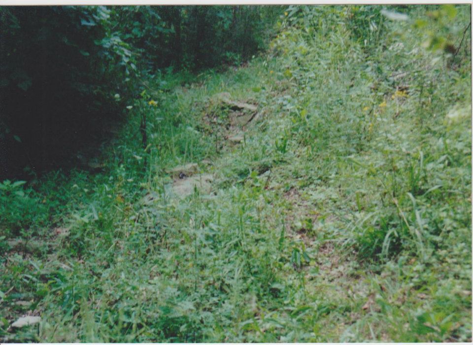Walking the rest of the way up to the Cemetery